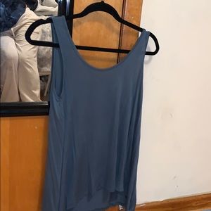 Turquoise tank top shirt